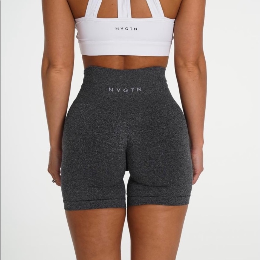 🚫SOLD🚫NVGTN | Black Speckled Pro Shorts